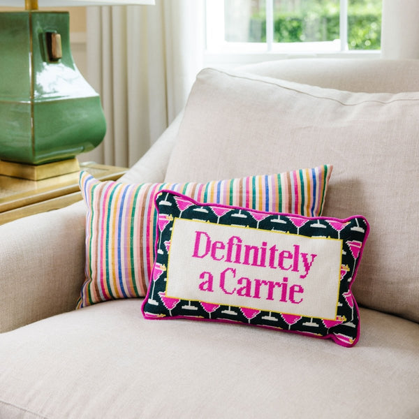 Carrie Needlepoint Pillow - Liza Pruitt