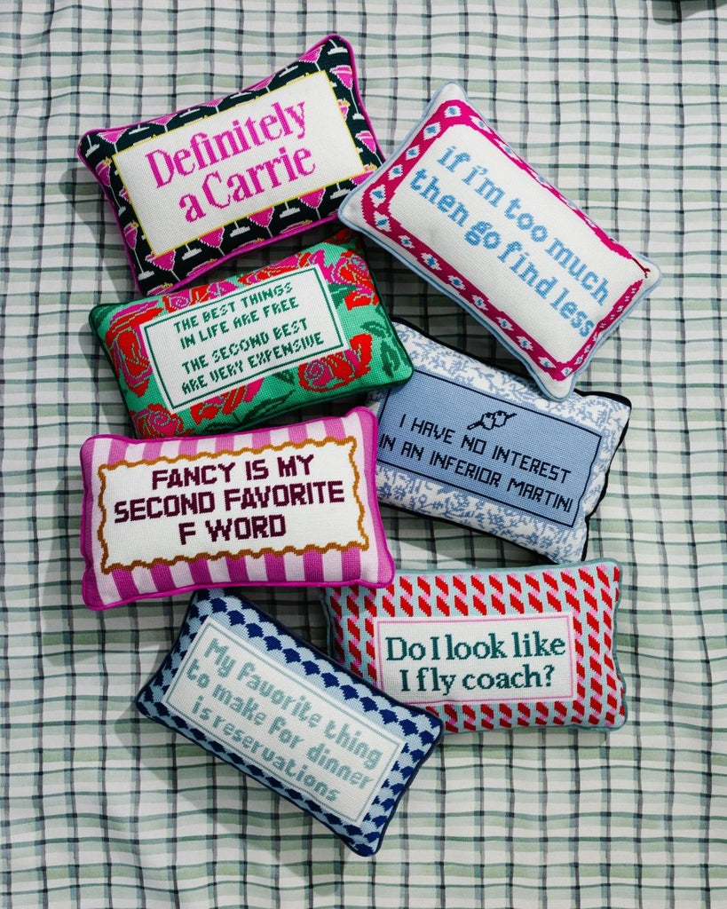 Carrie Needlepoint Pillow - Liza Pruitt