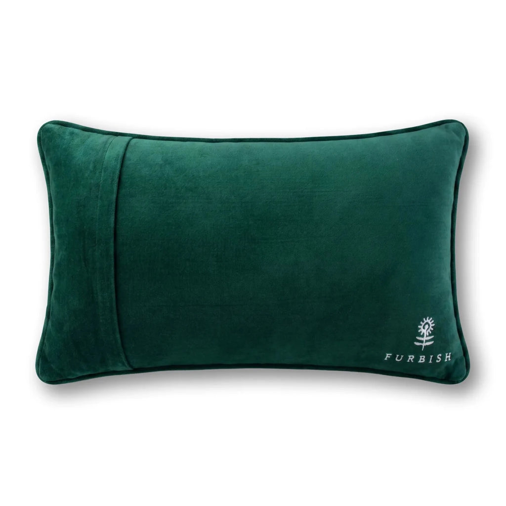 Causing A Racket Needlepoint Pillow - Liza Pruitt