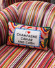 Caviar and Cash Needlepoint Pillow - Liza Pruitt