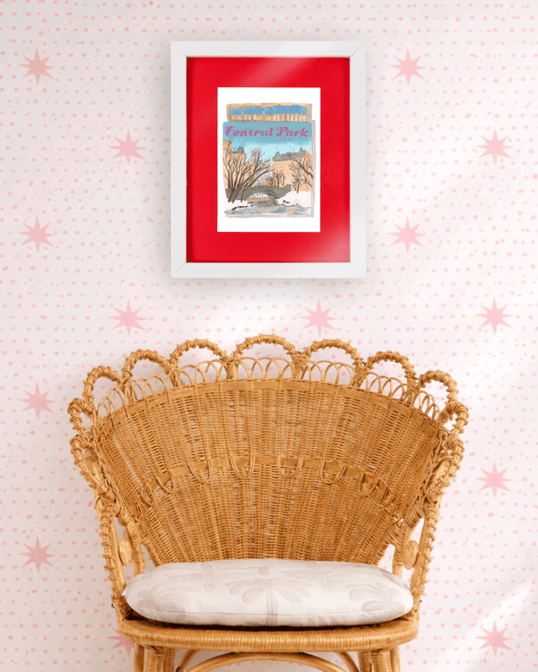 Central Park NYC Matchbook Art Print - Liza Pruitt