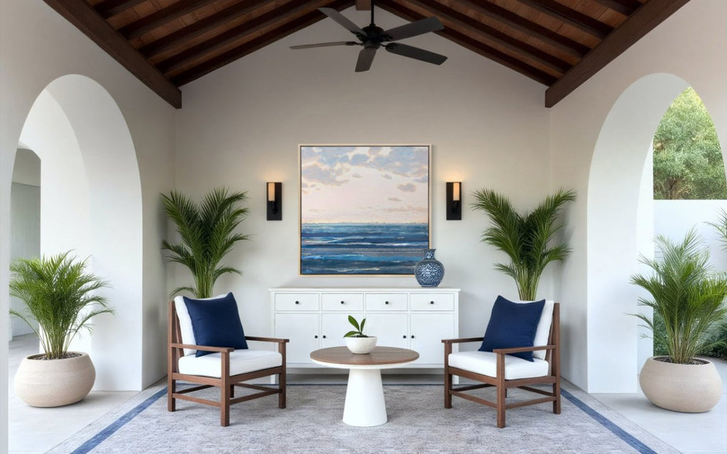 Chambray Sea 12 - Open Edition Canvas Print - Liza Pruitt