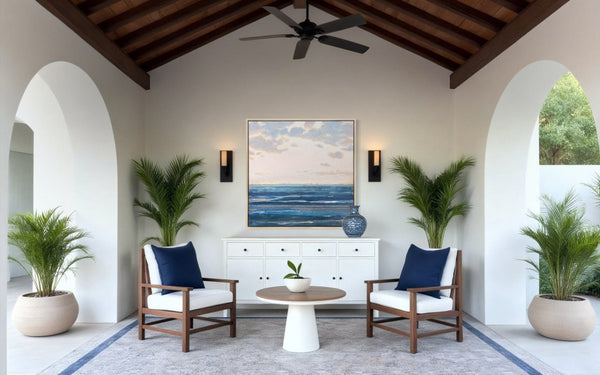 Chambray Sea 12 - Open Edition Canvas Print - Liza Pruitt