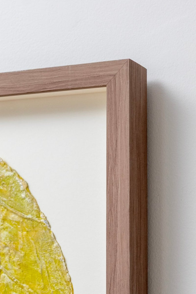 Chartreuse Summer Leaf II | 25" h x 14" w | Framed - Liza Pruitt