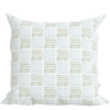 Checkers Pillow in Light Blue Green - Liza Pruitt