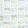 Checkers Pillow in Light Blue Green - Liza Pruitt