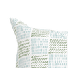 Checkers Pillow in Light Blue Green - Liza Pruitt