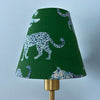 Cheetah Print Lampshade in Green - Liza Pruitt