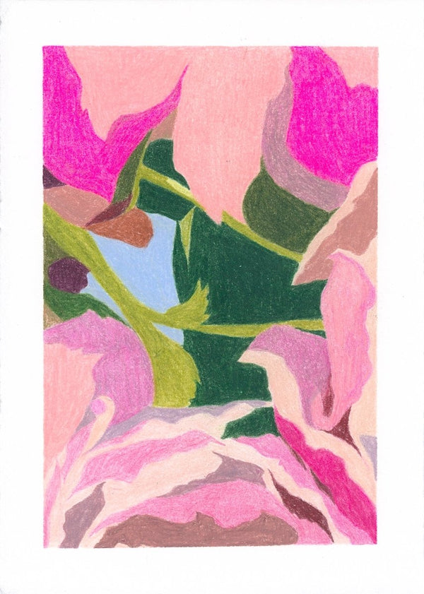 Cherry Blossom Cradle | 7" h x 5” w | Unframed - Liza Pruitt