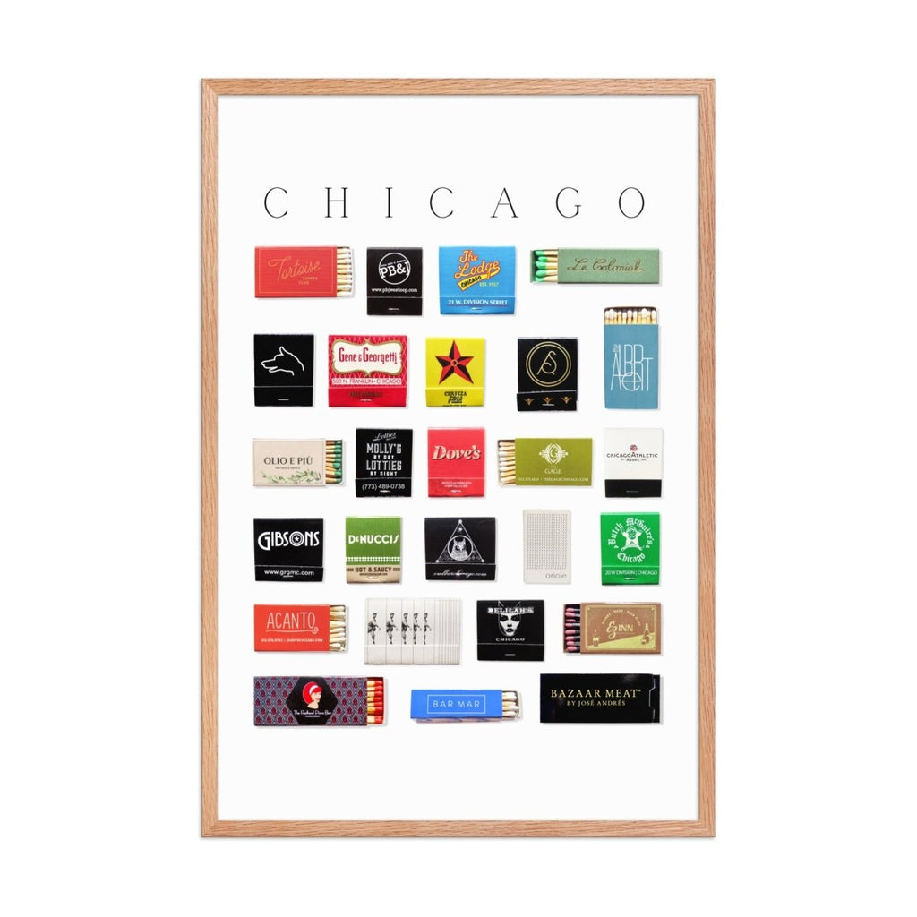 Chicago Matchbox Print - Liza Pruitt