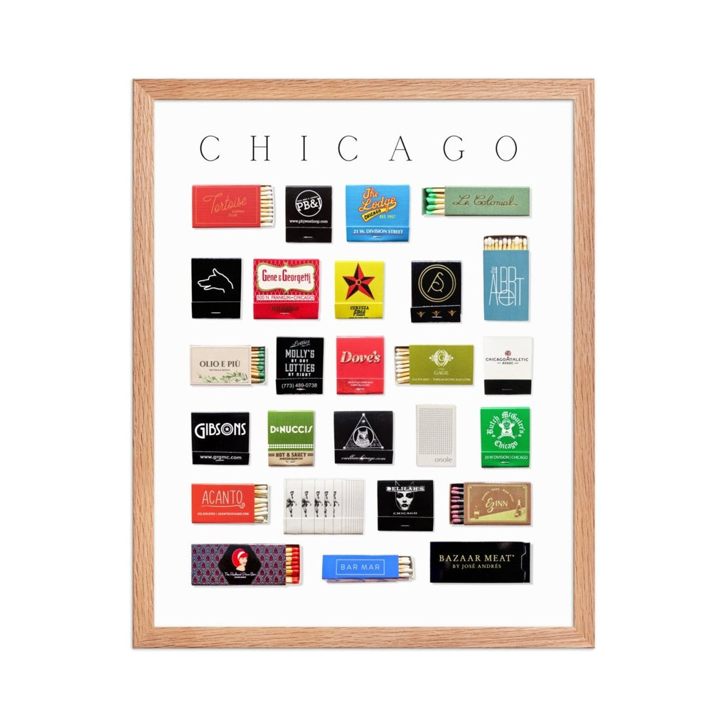 Chicago Matchbox Print - Liza Pruitt