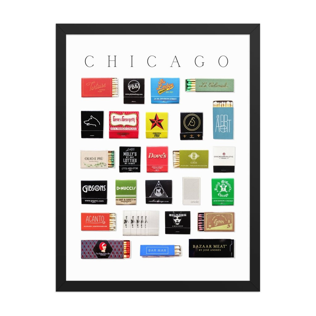 Chicago Matchbox Print - Liza Pruitt