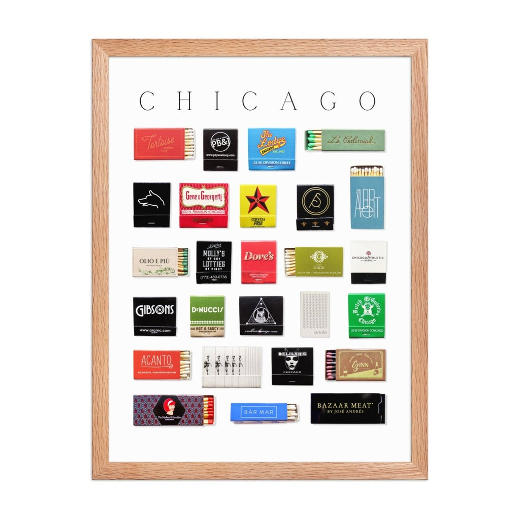 Chicago Matchbox Print - Liza Pruitt