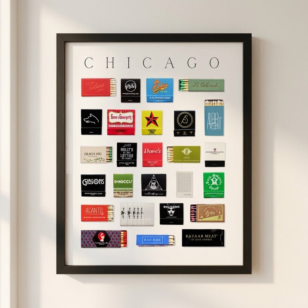 Chicago Matchbox Print - Liza Pruitt