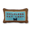 Childless Cat Lady Needlepoint Pillow - Liza Pruitt