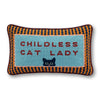 Childless Cat Lady Needlepoint Pillow - Liza Pruitt