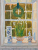 Chinoiserie and Paperwhites | 14" h x 11" w - Liza Pruitt