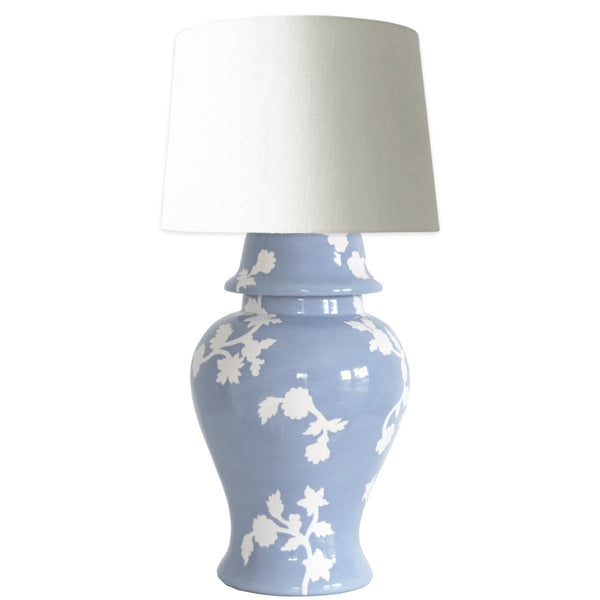 Chinoiserie Dreams Ginger Jar Lamp in Serenity Blue - Liza Pruitt