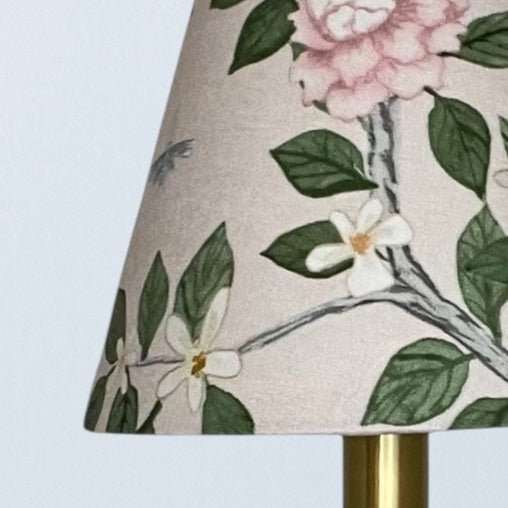 Chinoiserie Floral Sconce Shade in Elsie's Garden - Liza Pruitt