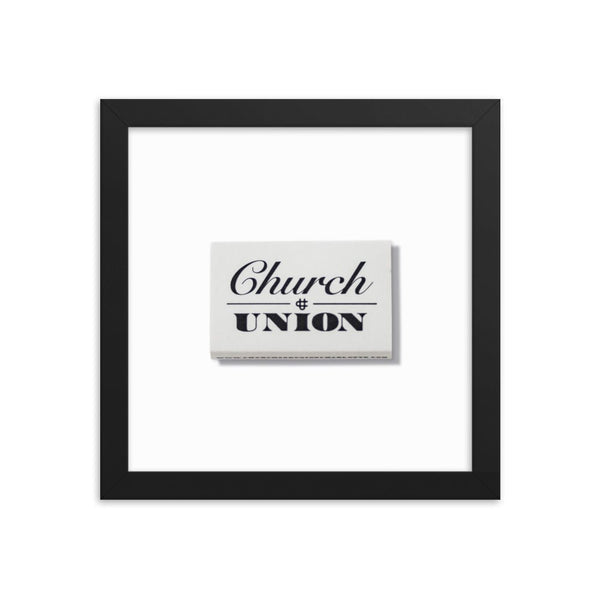 Church & Union Framed Print - Liza Pruitt