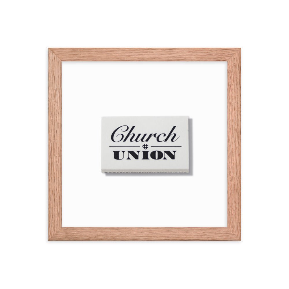 Church & Union Framed Print - Liza Pruitt