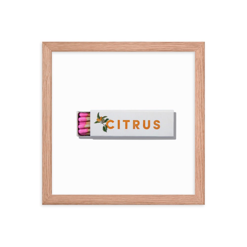 Citrus Club Framed Print - Liza Pruitt