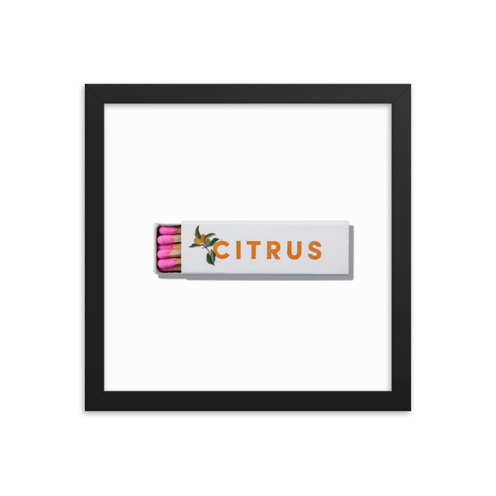 Citrus Club Framed Print - Liza Pruitt