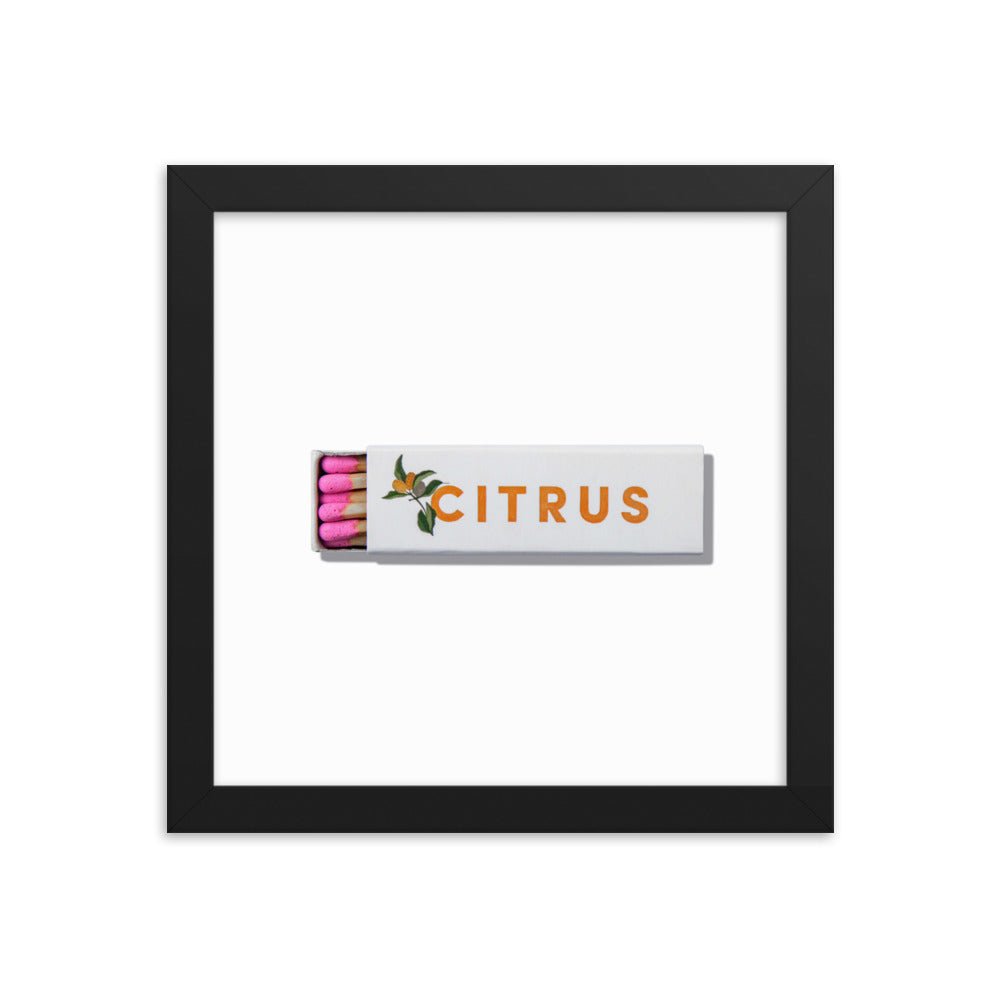 Citrus Club Framed Print - Liza Pruitt