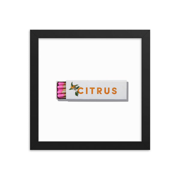 Citrus Club Framed Print - Liza Pruitt