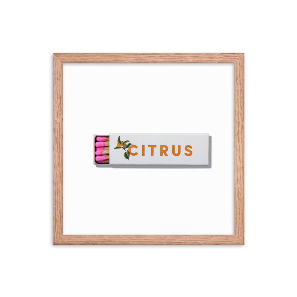 Citrus Club Framed Print - Liza Pruitt