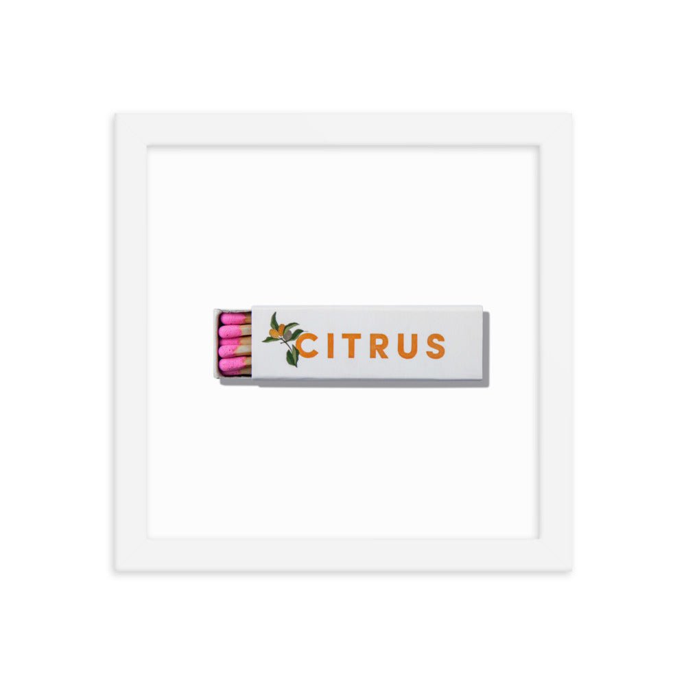 Citrus Club Framed Print - Liza Pruitt