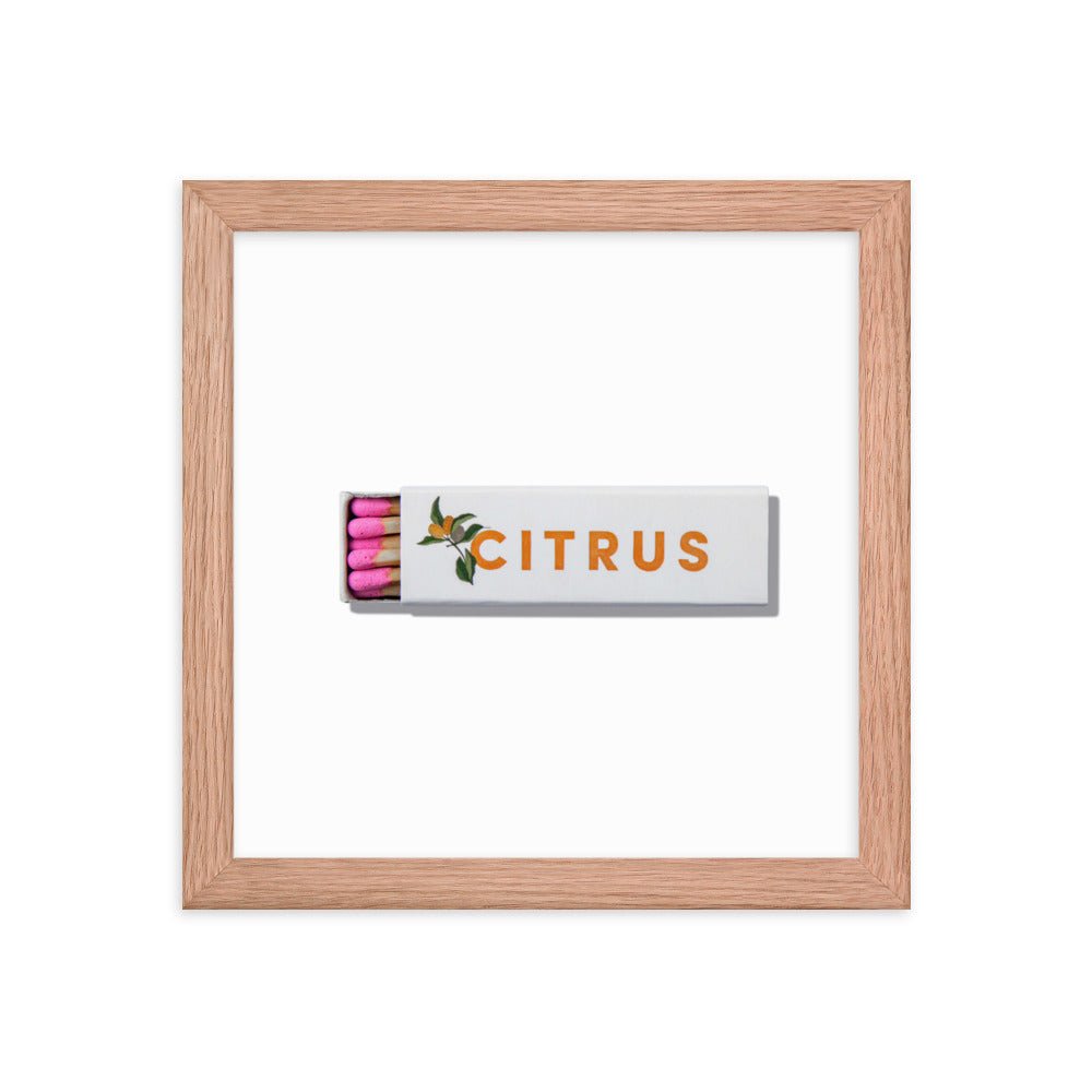 Citrus Club Framed Print - Liza Pruitt