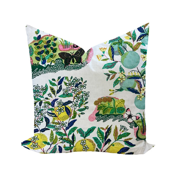 Citrus Garden in Lime by Schumacher - Liza Pruitt