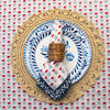 Claire Dinner Napkin in Poppy - Liza Pruitt