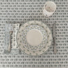 Claire Dinner Napkin in Serene | Block Printed, Set of 4 – Ceae Shop - Liza Pruitt