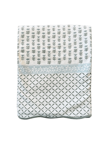 Claire Tablecloth in Serene - Liza Pruitt