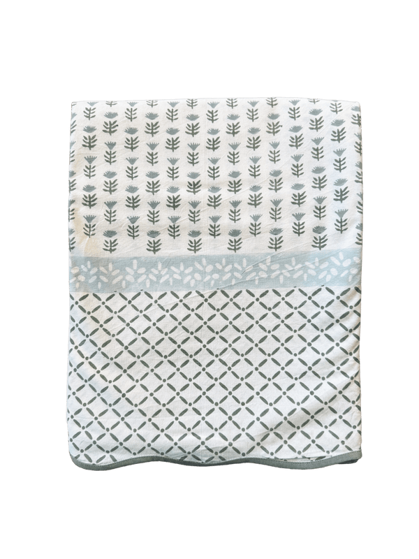 Claire Tablecloth in Serene - Liza Pruitt