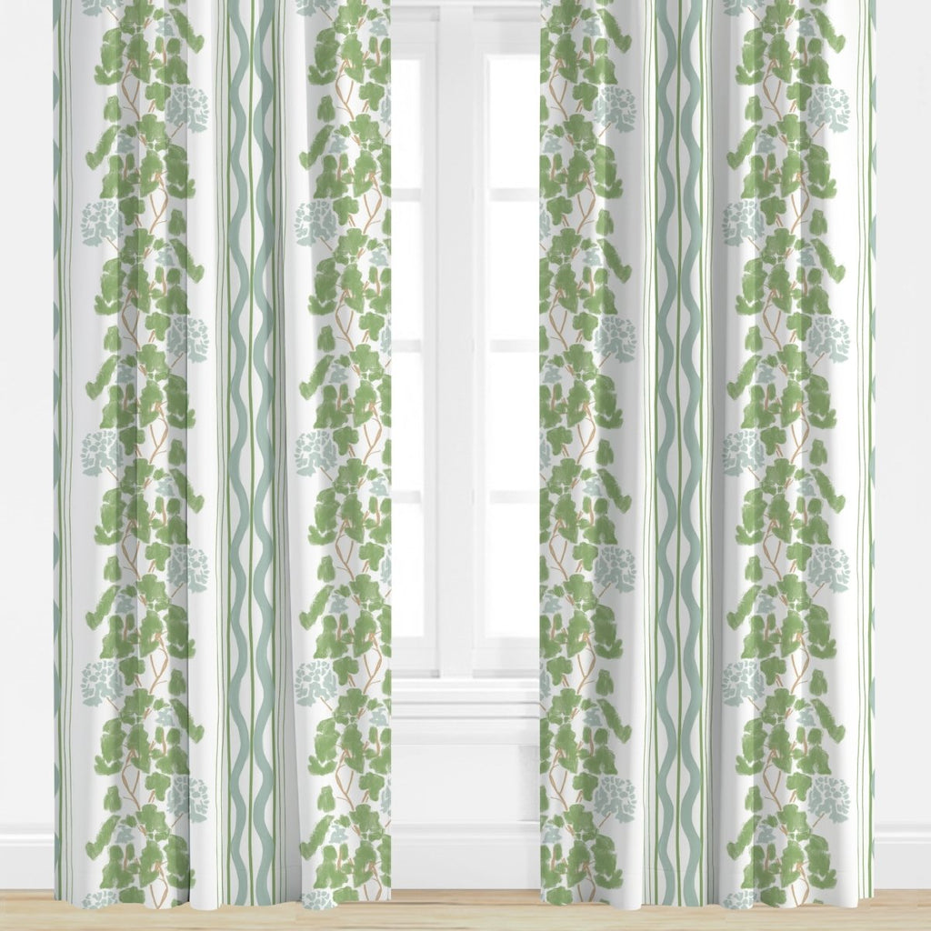 Clara in Soft Green by Lulie Wallace Drapery Panel - Liza Pruitt