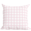 Classic Pink Check Pillow - Liza Pruitt