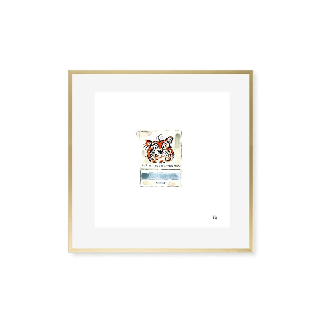Clemson Esso Matchbook Fine Art Print - Liza Pruitt