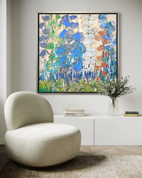 Climbing Clematis - Open Edition Canvas Print - Liza Pruitt
