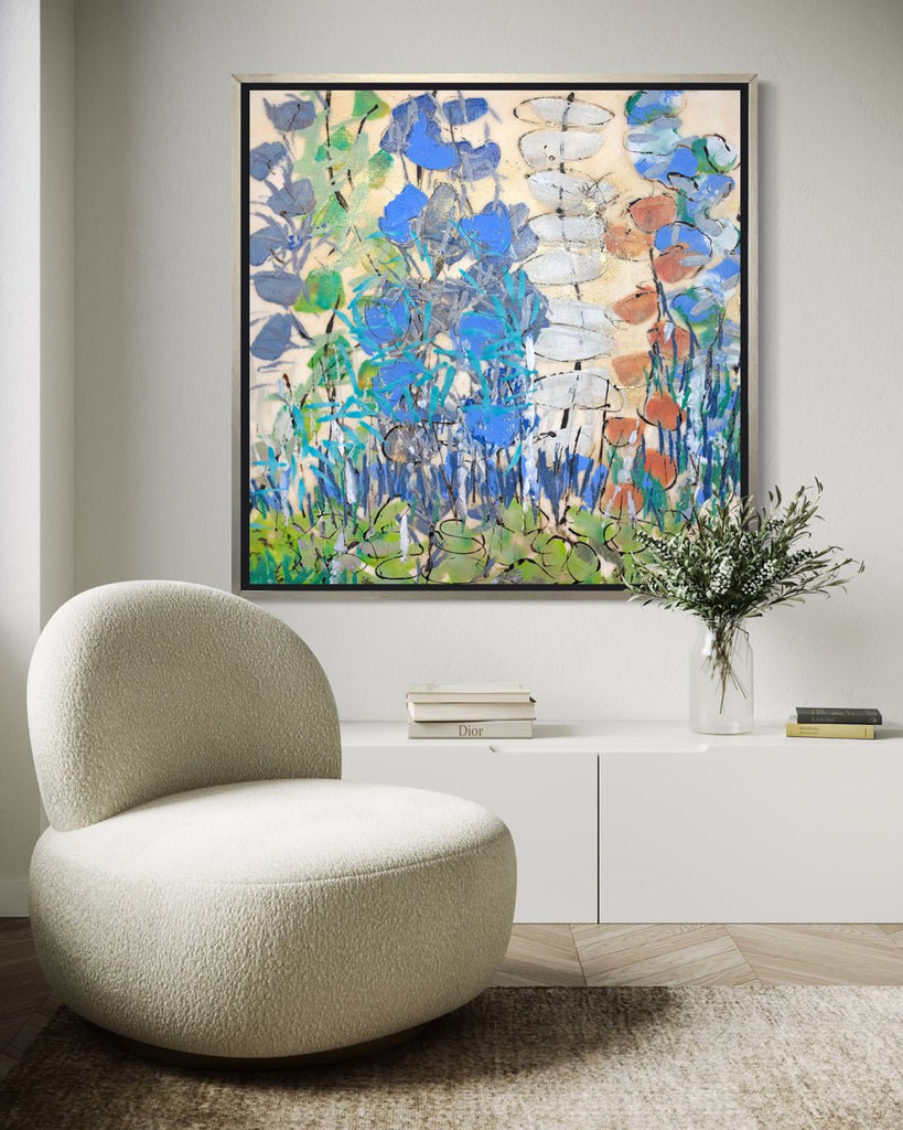 Climbing Clematis - Open Edition Canvas Print - Liza Pruitt