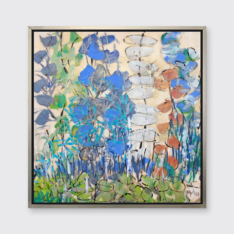 Climbing Clematis - Open Edition Canvas Print - Liza Pruitt