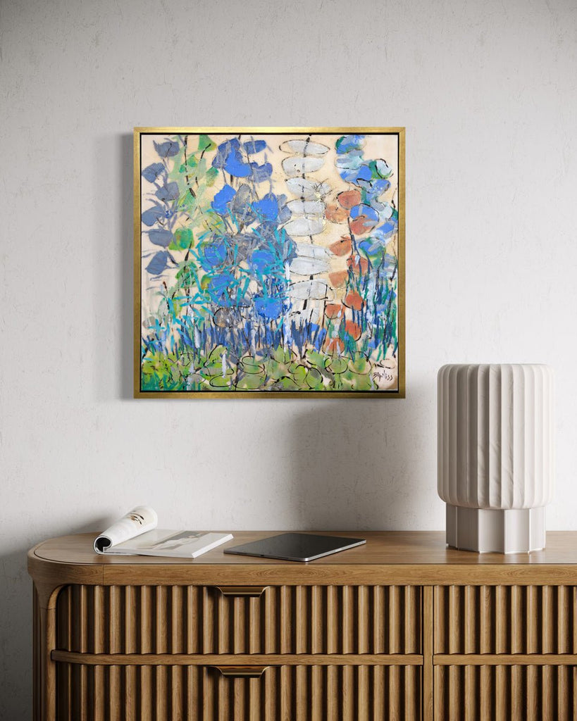 Climbing Clematis - Open Edition Canvas Print - Liza Pruitt