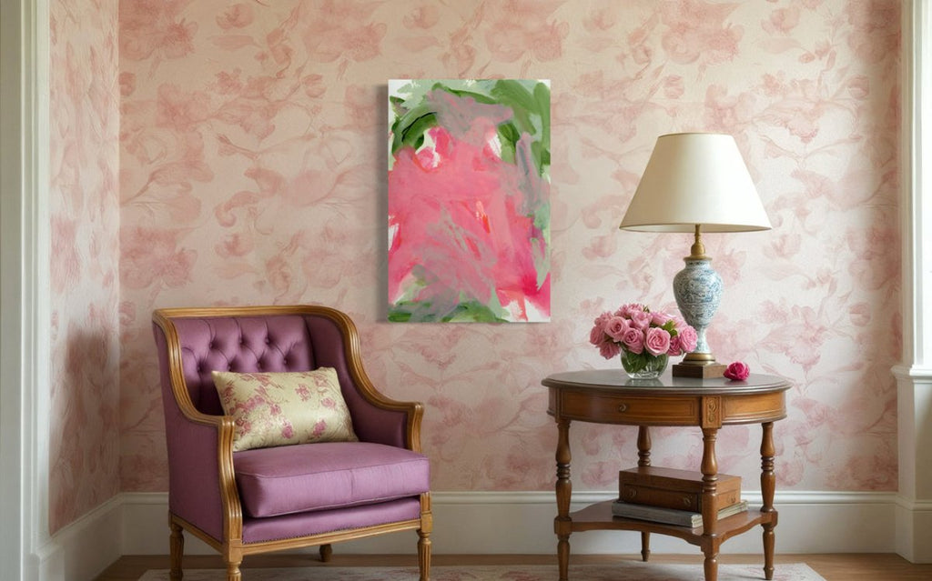 Climbing Roses - Open Edition Canvas Print - Liza Pruitt