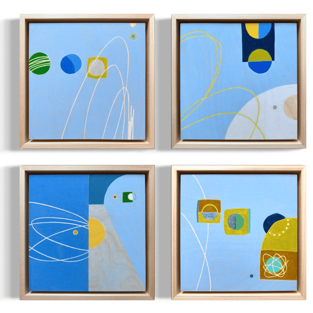 Coastal Calm VIII | 10" h x 10" w | Framed - Liza Pruitt
