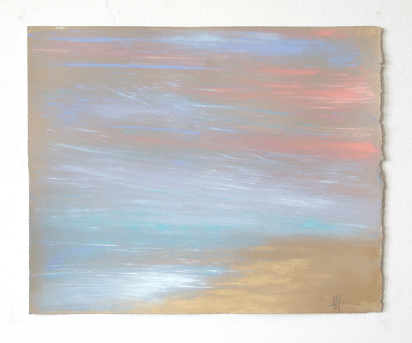 Coastal Coral Sunrise | 12" h x 15" w - Liza Pruitt