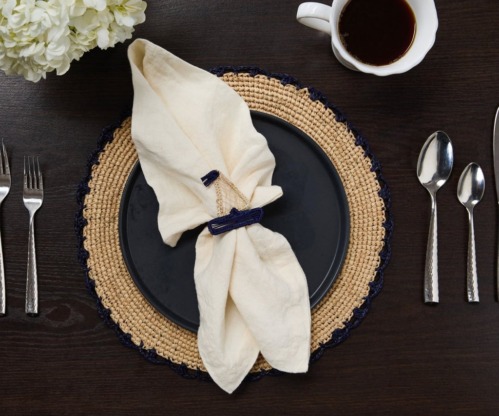 Coastal Sailboat Napkin Ring – Handwoven Iraca Palm – Nautical Table Decor from Colombia - Liza Pruitt