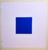 Cobalt/Lilac With Gold Swirl | 30" h x 30" w - Liza Pruitt