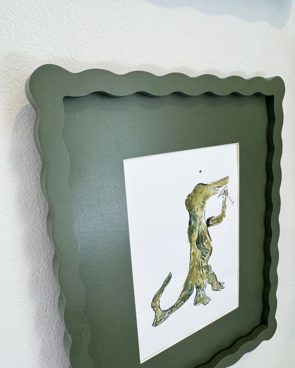 Cold - Blooded Cocktail | 11" h x 9" w | Framed - Liza Pruitt